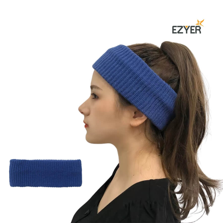 Women Stylish Wool Hairband For Winter & Sports