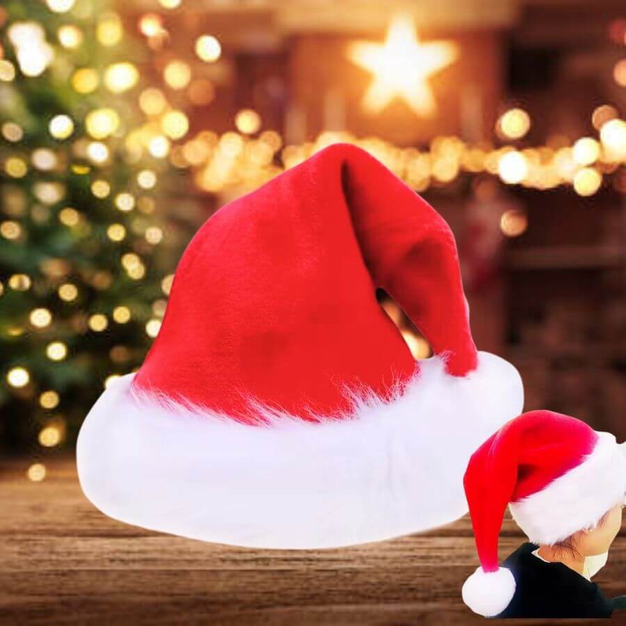New Year Plush Christmas Hat
