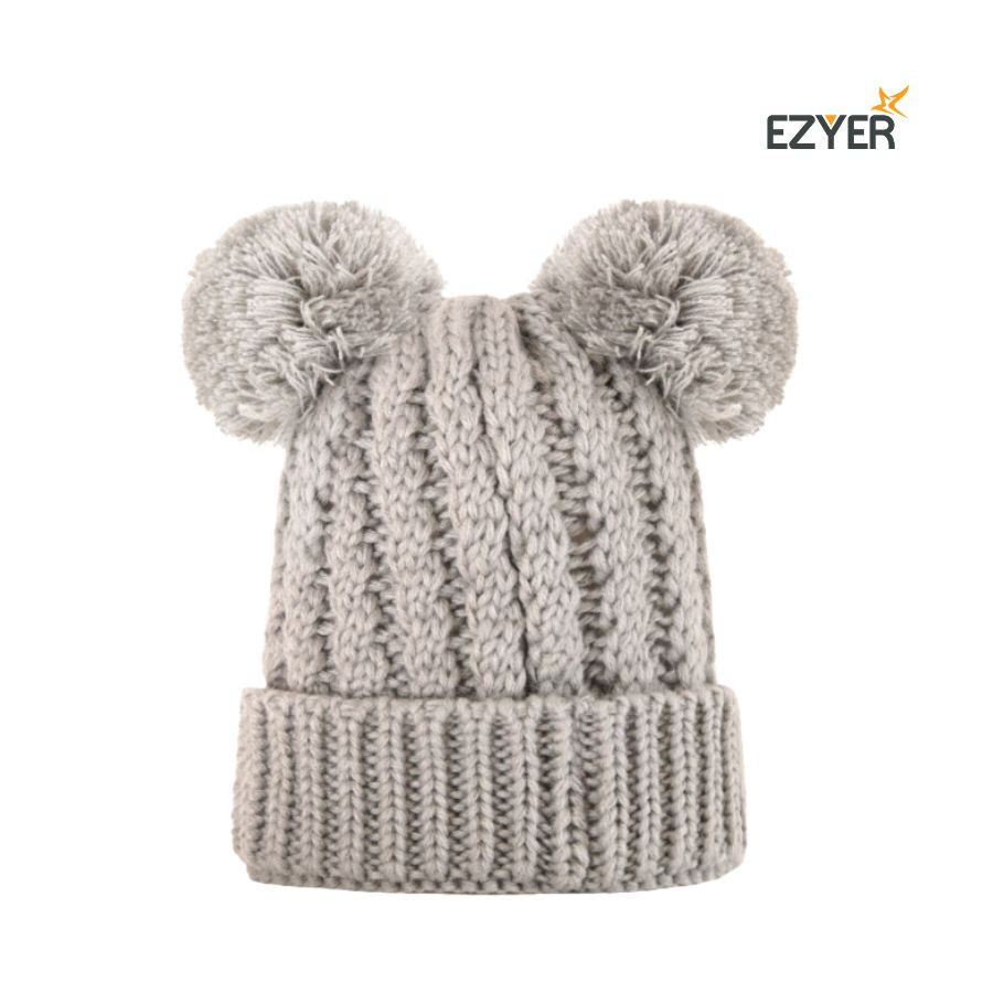 Baby Winter Wool Knitted Hat for Girls & Boys
