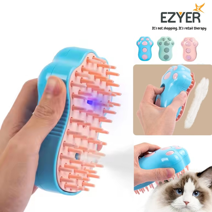 Pet UV and Mist Massage Brush